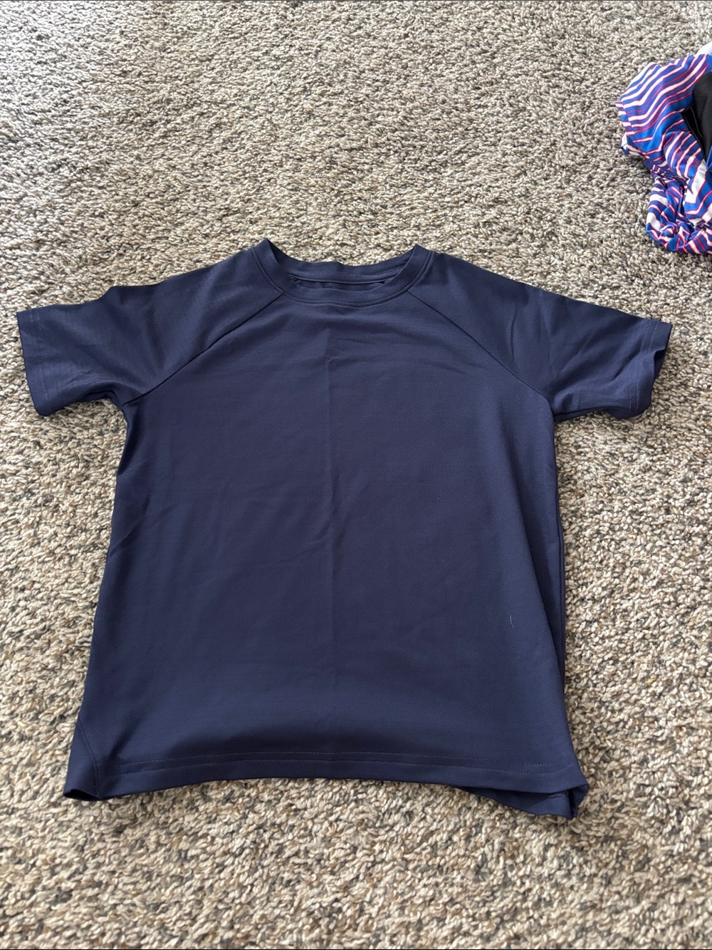 all in motion Navy Short Sleeve Active Tee